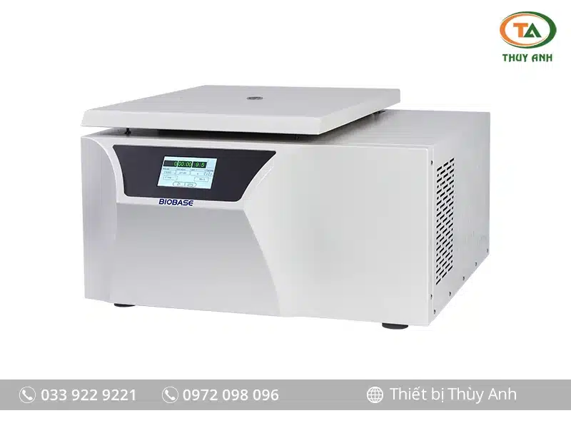 Máy ly tâm lạnh BKC-TL5RL BIOBASE Máy ly tâm lạnh BKC-TL5RL BIOBASE (4*750ml, 5500rpm) – Dung tích lớn, kiểm soát nhiệt độ chính xác