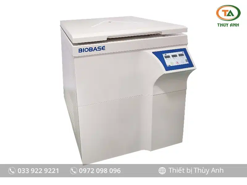 Máy ly tâm lạnh BKC-TL6RLII BIOBASE Máy ly tâm lạnh BKC-VL6RLII BIOBASE (6*1000ml, 6000rpm) – Dung tích lớn, tốc độ cao, kiểm soát nhiệt độ chính xác