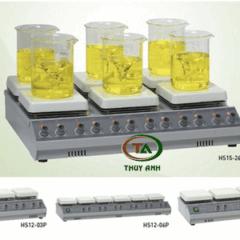 MÁY KHUẤY TỪ GIA NHIỆT HS15-26P MTOPS 6 VỊ TRÍ
