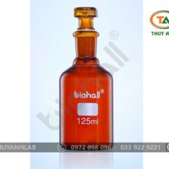 Chai trung tính nâu (nút thủy tinh)