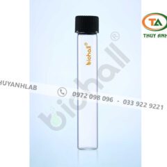 Ống nghiệm đáy phẳng có nắp