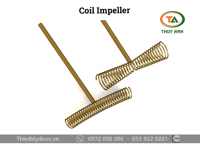 Máy với cánh khuấy dạng lò xo (Agitators With Coil Impellers)