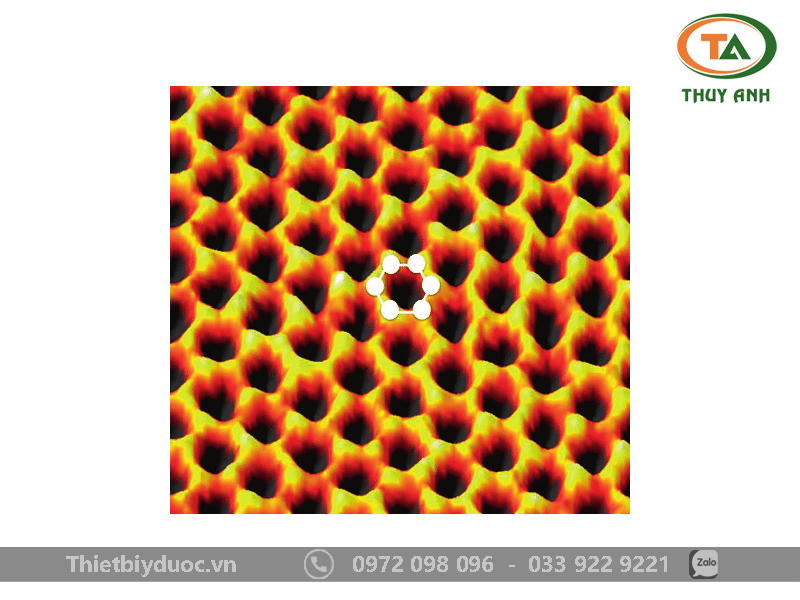 Ảnh chụp Graphene bằng KHV đầu dò quét