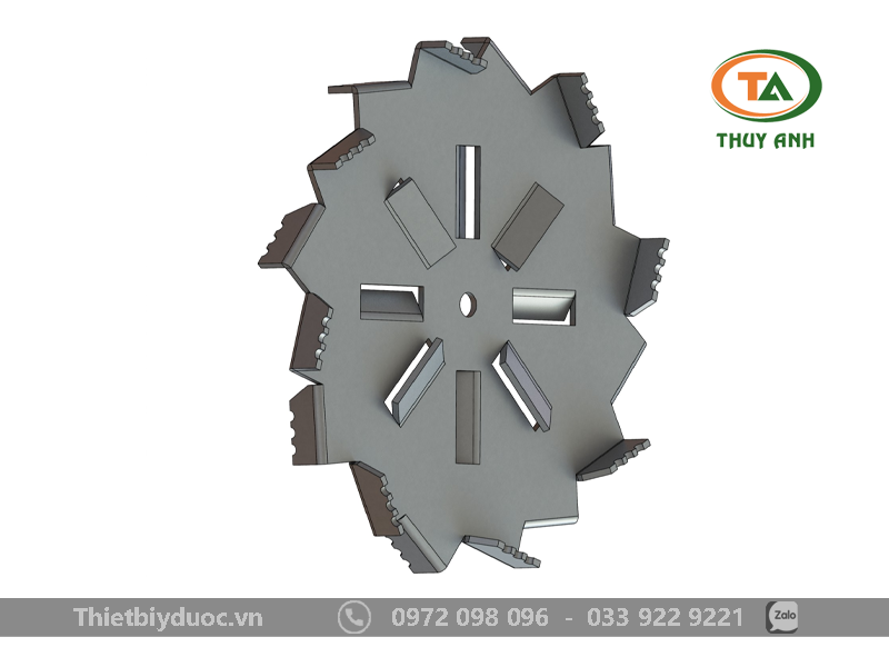 Máy khuấy có cánh khuấy đĩa quạt (Agitators With Dispersion Blade Impellers)