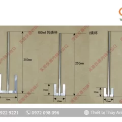 Cánh khuấy cho máy khuấy đũa các kích thước