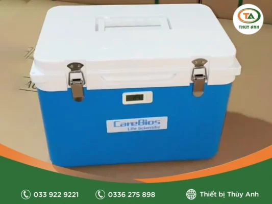 Phích đựng vắc xin KPR-13 CareBios (13 lít, di động)