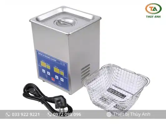 Bể rửa siêu âm PS-08A JEKEN 1.3L có gia nhiệt - Làm sạch chuyên sâu cho mọi nhu cầu