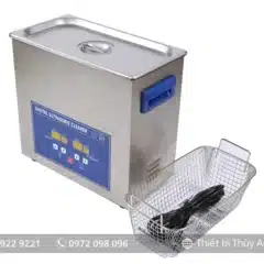 Bể rửa siêu âm PS-30A JEKEN 6.5L - Công suất 180W, 3 đầu phát, bể sâu 150mm cho vật dụng cỡ lớn