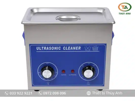 Bể rửa siêu âm JEKEN PS-20 dung tích 3.2L – Công suất 120W, 2 đầu phát