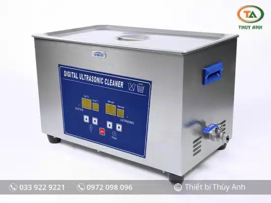 Bể rửa siêu âm PS-80A JEKEN chính hãng | Công suất lớn, 8 đầu phát, gia nhiệt đến 80°C