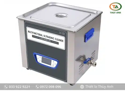Bể rửa siêu âm TUC-200 JEKEN 20L - Màn hình LCD, 6 đầu phát, công suất 360W