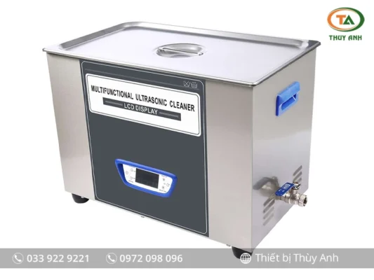 Bể rửa siêu âm TUC-450 JEKEN 45L - 12 đầu phát, công suất 720W, gia nhiệt 1000W