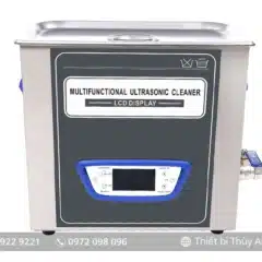 Bể rửa siêu âm TUC-65 JEKEN 6.5L - Màn hình LCD, 3 đầu phát, công suất 180W