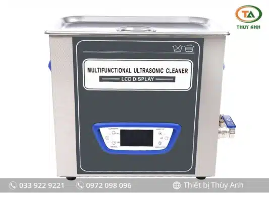 Bể rửa siêu âm TUC-45 JEKEN 4.5L - Màn hình LCD, công suất 180W, 3 đầu phát