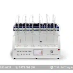 Hệ thống chưng cất tự động YDL-08 Yonglekang 8 bình đang vận hành – ảnh mặt trước