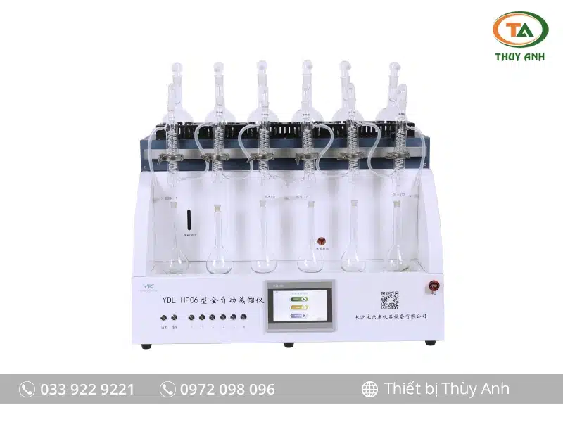 He-thong-chung-cat-tu-dong-YDL-HP06-Yonglekang Hệ thống chưng cất tự động YDL-HP06 Yonglekang 6 vị trí với màn hình cảm ứng và đèn hồng ngoại xa