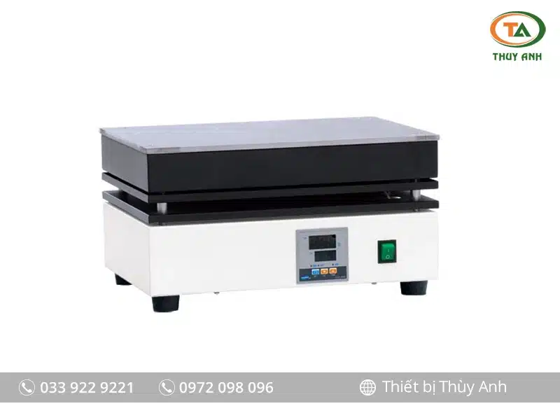 Bếp gia nhiệt DB-1AВ Trung Quốc – mặt bếp phẳng 400×280mm dùng trong phòng thí nghiệm